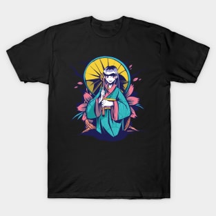 Anime Umbrella Girl T-Shirt